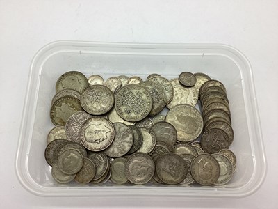 Lot 85A - GB Pre 1947 Silver Coins, Half Crowns, Florins,...