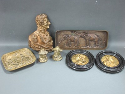 Lot 1252 - A Late XIX Century Gilt Metal Head and...