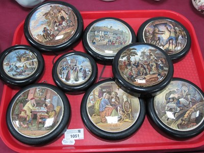 Lot 1051 - A Collection of Nine XIX Century Pratt Ware...