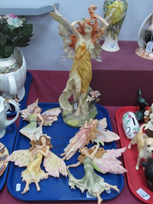 Lot 1200 - Shudehill Resin Fairy figurines, etc:- One Tray.