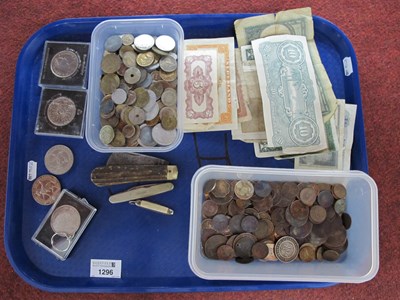 Lot 1296 - Large Collection of Coins and Banknotes, USA,...