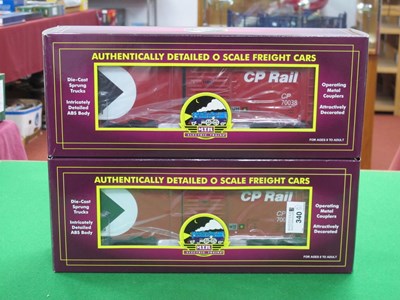 Lot 340 - Two M.T.H "O" Gauge/7mm Boxed Ref No. 20-93373...