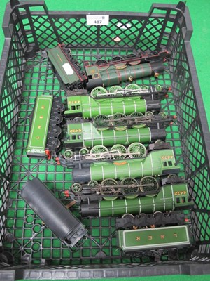 Lot 487 - Four Hornby "OO" Gauge/4mm Unboxed 4-6-2...