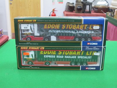 Lot 630 - Two Corgi 'Eddie Stobart Ltd' 1:50th Scale...