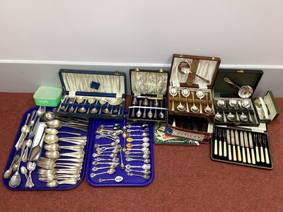 Lot 34 - A Mixed Lot of Assorted Plated Cutlery,...