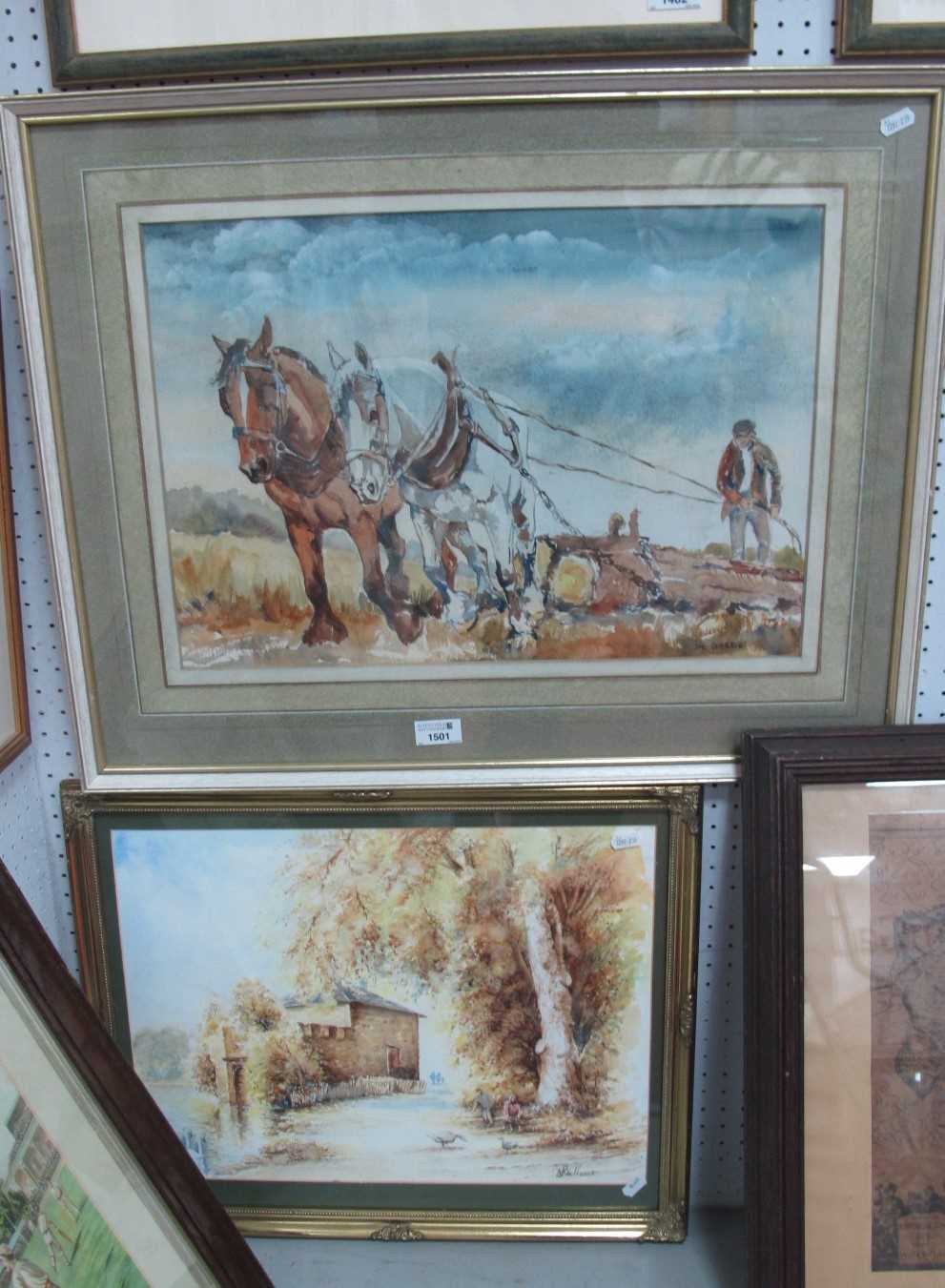 Lot 1501 - Rosemarie De Goade Signed Watercolour of...