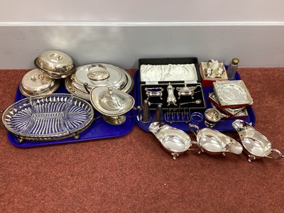 Lot 20 - Plated Entree Dish, Embassy lidded dishes,...
