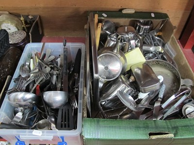 Lot 1078 - Assorted Modern Stainless Steel and plated...
