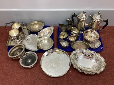 Lot 33 - Assorted Plated Ware, Including a miniature...