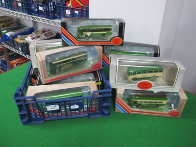 Lot 477 - Eleven EFE 1:76th Scale Diecast Model Buses to...