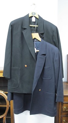 Lot 1460 - Burberrys; A Classic Navy Wool Blazer Style...