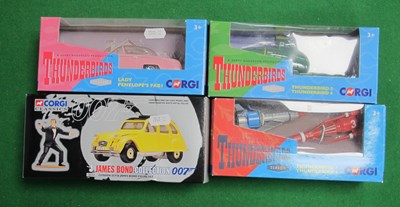 Lot 492 - Four Boxed Corgi diecast model vehicles to...