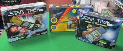 Lot 450 - Three Playmates Star Trek plastic toys...