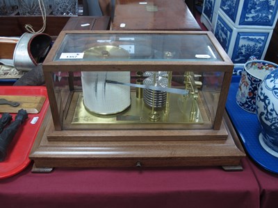 Lot 1357 - Met-Check Buckingham Barograph, mahogany cased...