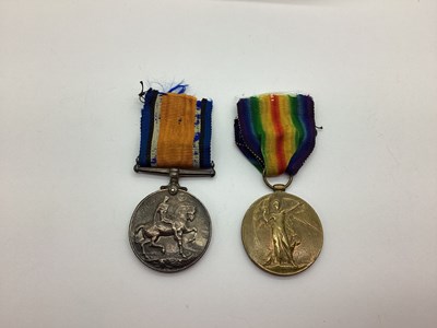 Lot 828 - WW1 British Medal Duo, comprising of a British...