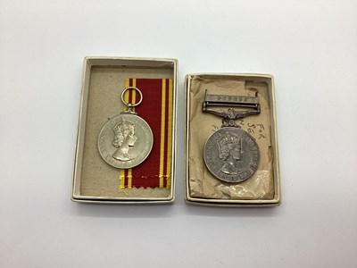 Lot 843 - Fire Services Exemplary Service Medal, awarded...