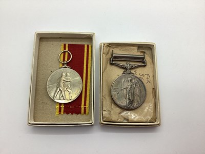Lot 843 - Fire Services Exemplary Service Medal, awarded...