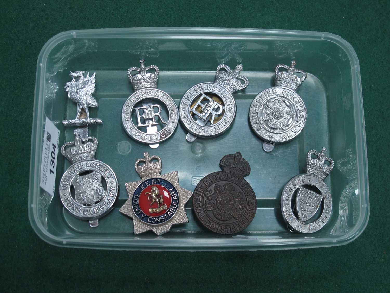 Lot 1304 - Police Service Badges, including Kent,...