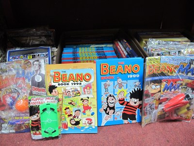 Lot 1037 - The Beano Books, annuals, and Beano Max with...