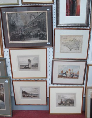 Lot 1523 - Aquatints of Lewis, North Devon & Anglesea....