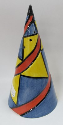 Lot 1282 - Lorna Bailey - 'Helter Skelter' Conical Sugar...