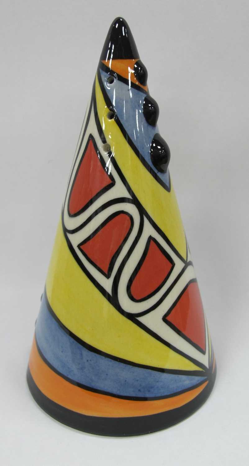 Lot 1287 - Lorna Bailey - A 'Zulu' Conical Sugar Sifter,...