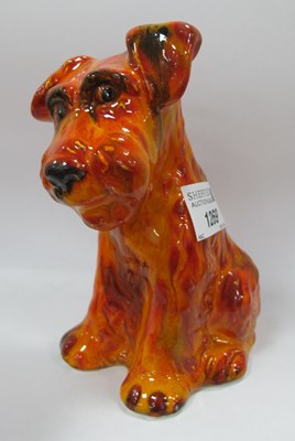 Lot 1269 - An Anita Harris Model of a Cute Seated Terrier...