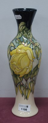 Lot 1198 - A Moorcroft Pottery 'Marechal Niel' Vase,...