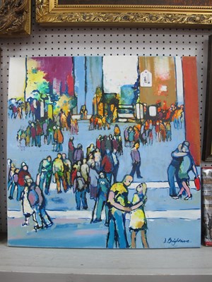 Lot 1487 - David Brightmore Acrylic Painting "I'll See...