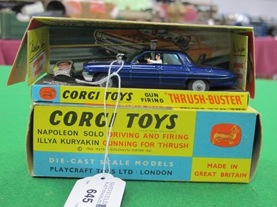 Lot 645 - Corgi 497 Man From UNCLE Thrushbuster, blue...
