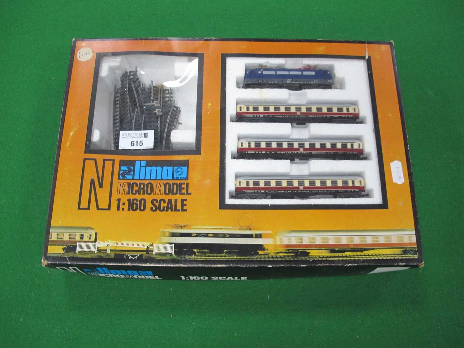 Lot 615 - A Lima 'N' Gauge Boxed Train Set, comprising...