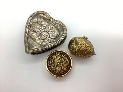 Lot 112 - A Victorian Hallmarked Silver Heart Shape...