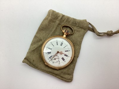 Lot 149 - An Openface Pocket Watch, the signed white...