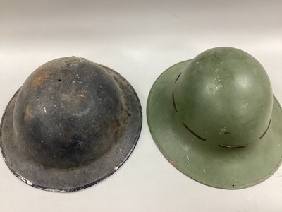 Lot 745 - World War II Civil Defence Zuckerman Helmet...