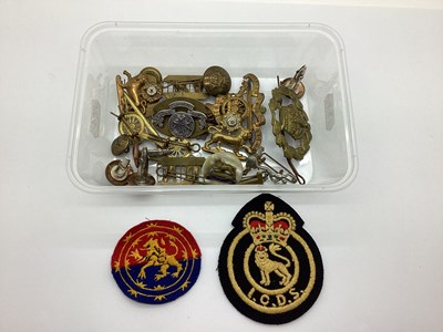 Lot 806 - British Army Unit/Rank Badges And Buttons,...