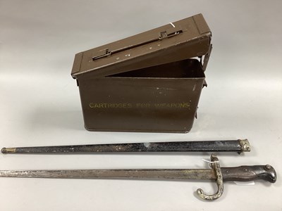 Lot 785 - French Model 1874 Gras Bayonet, the spine of...