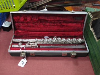 Lot 1393 - Boosey & Hawkes of London regent plated flute...