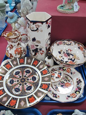 Lot 1228 - Royal Crown Derby imari plate 27cm d (plate...