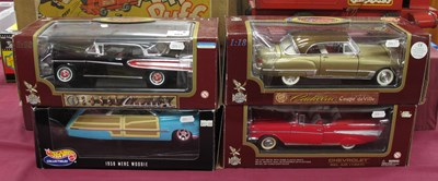 Lot 604 - Four Boxed 1:18th Scale American Outline...