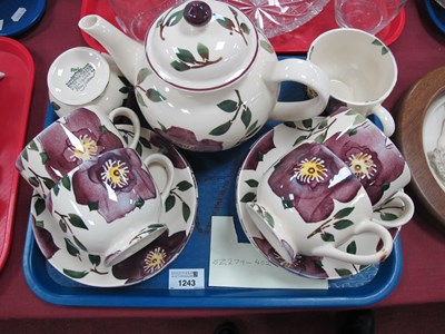 Lot 1243 - Emma Bridgewater Teapot, Cups and Saucers in...