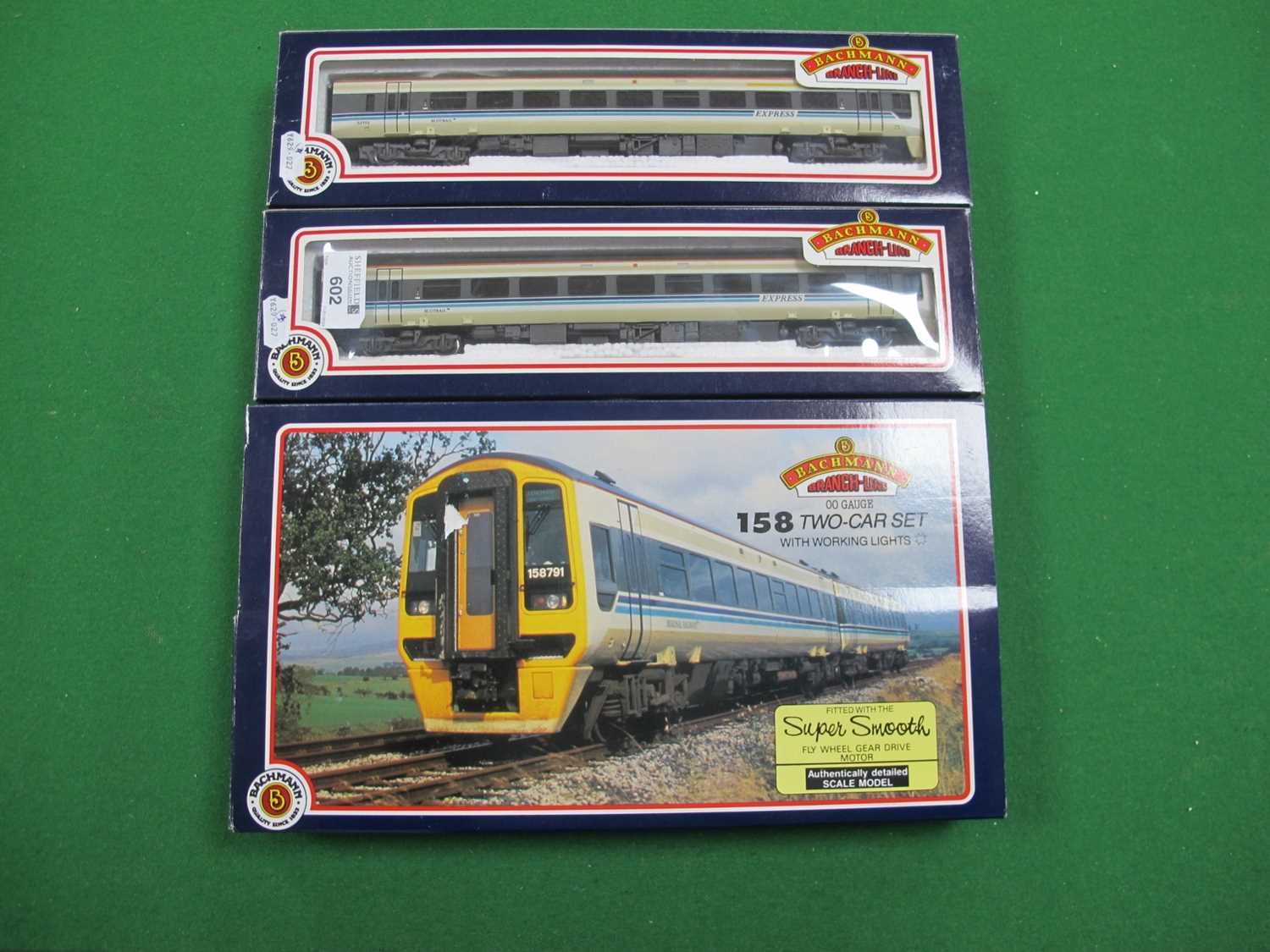 Lot 602 - Two Bachmann OO Gauge/4mm Class 158 Two Car...