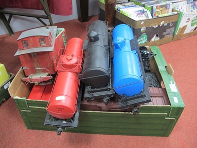 Lot 353 - Nine "G" Gauge Unboxed Items of Rolling Stock...