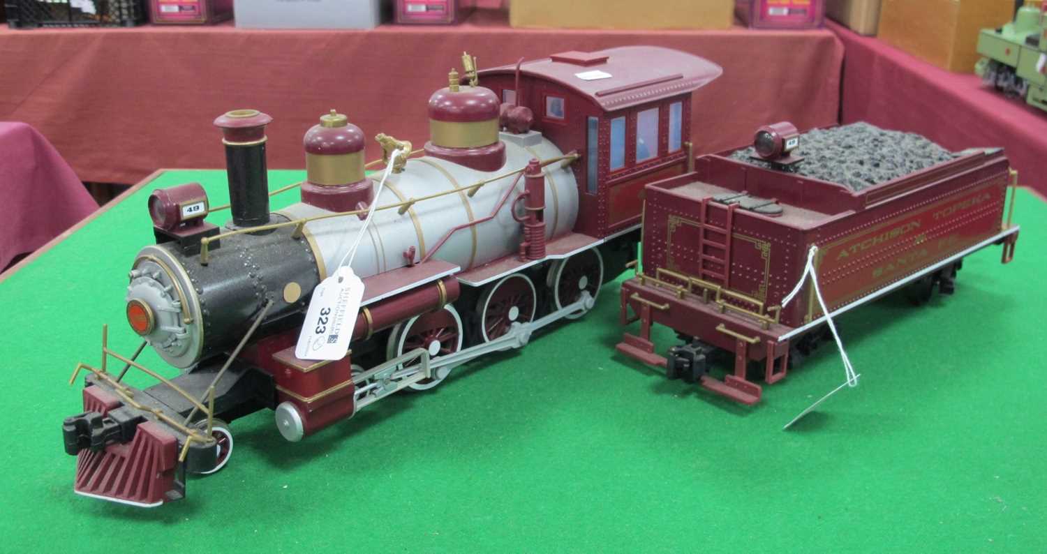 Lot 323 - A Bachmann 'G' Gauge 4-6-0 U.S.A. Outline...