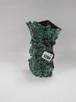 Lot 1294 - Anita Harris 'The Green Tree Man' Vase, gold...