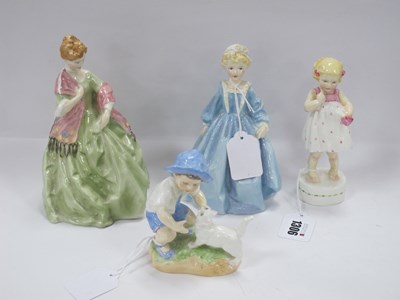 Lot 1306 - Worcester Figurines 'Grandmothers Dress,...