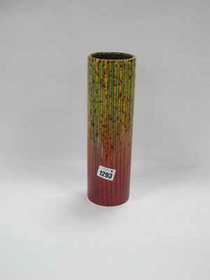 Lot 1293 - Anita Harris 'The Brimstone' Cylindrical Vase,...