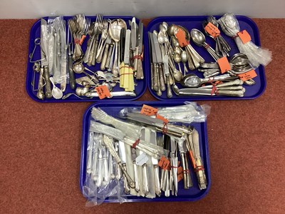 Lot 69 - A Large Mixed Lot of Assorted Plated Cutlery,...