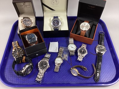 Lot 7 - An Assortment of Gent's Wristwatches, to...