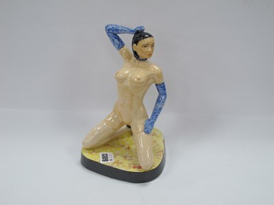 Lot 1309 - Peggy Davies Erotic Figurine 'Megan', an...