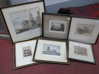 Lot 1551 - Engravings of Buildings,including Sheffield...